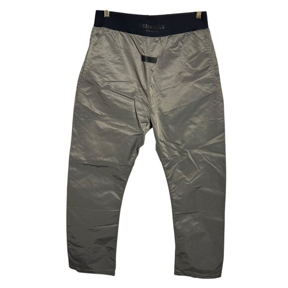 Fear Of God Essentials Bonded Nylon Pants Gray black Mens size Medium NWT - Picture 13 of 13